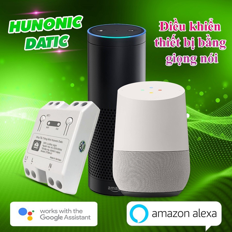 Công Tắc Thông Minh điều khiển từ xa Hunonic Datic Basic